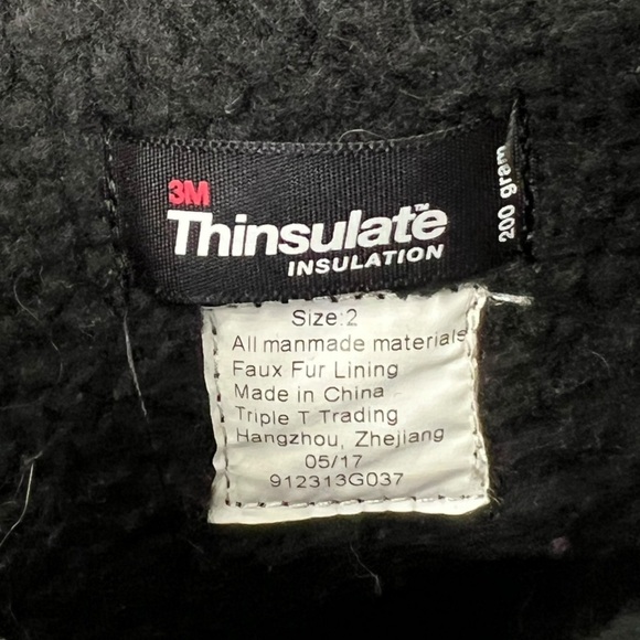 3M Thinsulate Northside Gray and Pink Kids Rain & Snow Boots - Picture 9 of 14